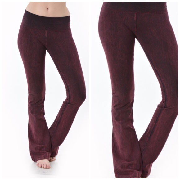 Pants - Mineral wash stretchy dressy yoga pants! We love!